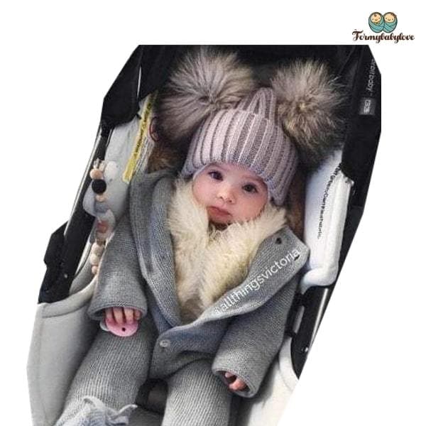 Bonnet naissance fille Formybabylove