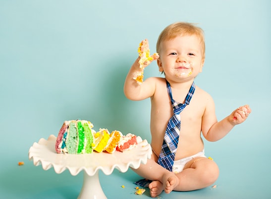 Célébrer le 1er anniversaire de bébé