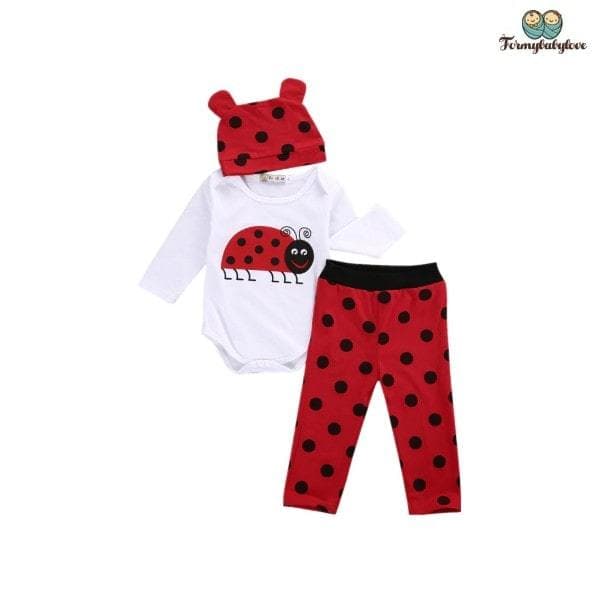 Ensemble naissance fille coccinelle