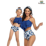 Maillot de bain mère fille coordonné