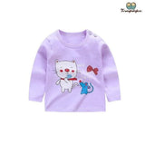 Pull bébé chat violet