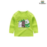 Pull rigolo pour bébé vert