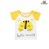 Tee shirt bébé fille et bébé garçon rigolo