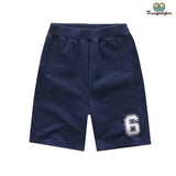 short garçon de sport bleu marine